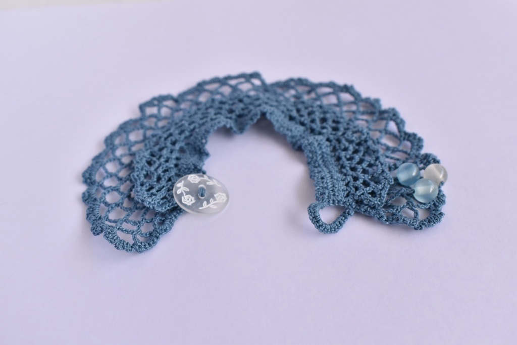 ぬい服 2重 ケープ 10~15cm ぬいぐるみ 着せ替え服 レース編み