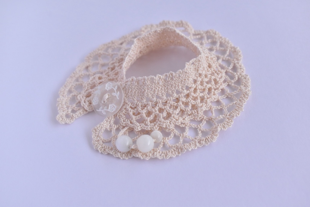 ぬい服 2重 ケープ 10~15cm ぬいぐるみ 着せ替え服 レース編み