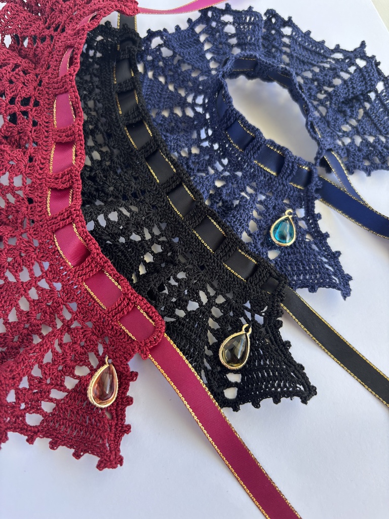 ぬい服 コウモリ風 ケープ 10~15cm ぬいぐるみ 着せ替え服 レース編み