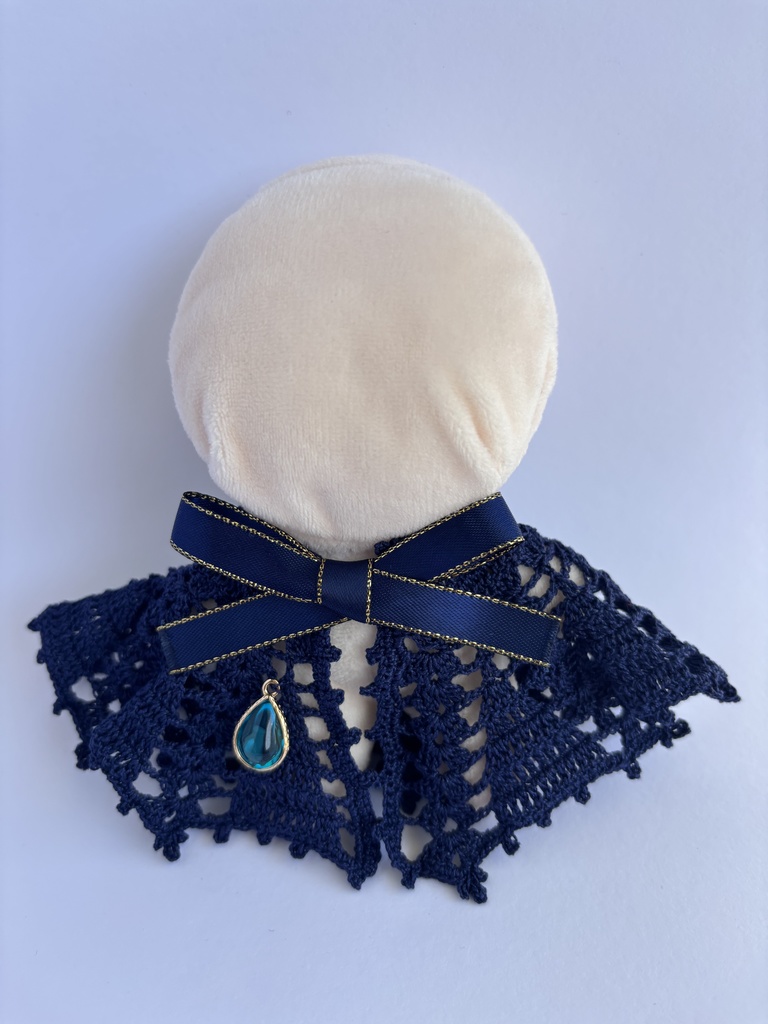 ぬい服 コウモリ風 ケープ 10~15cm ぬいぐるみ 着せ替え服 レース編み