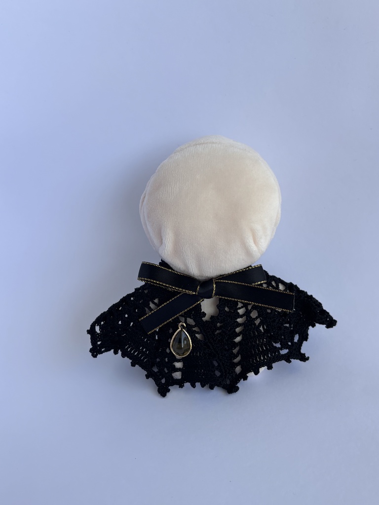 ぬい服 コウモリ風 ケープ 10~15cm ぬいぐるみ 着せ替え服 レース編み