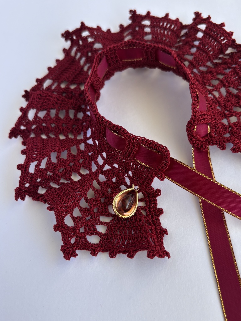 ぬい服 コウモリ風 ケープ 10~15cm ぬいぐるみ 着せ替え服 レース編み