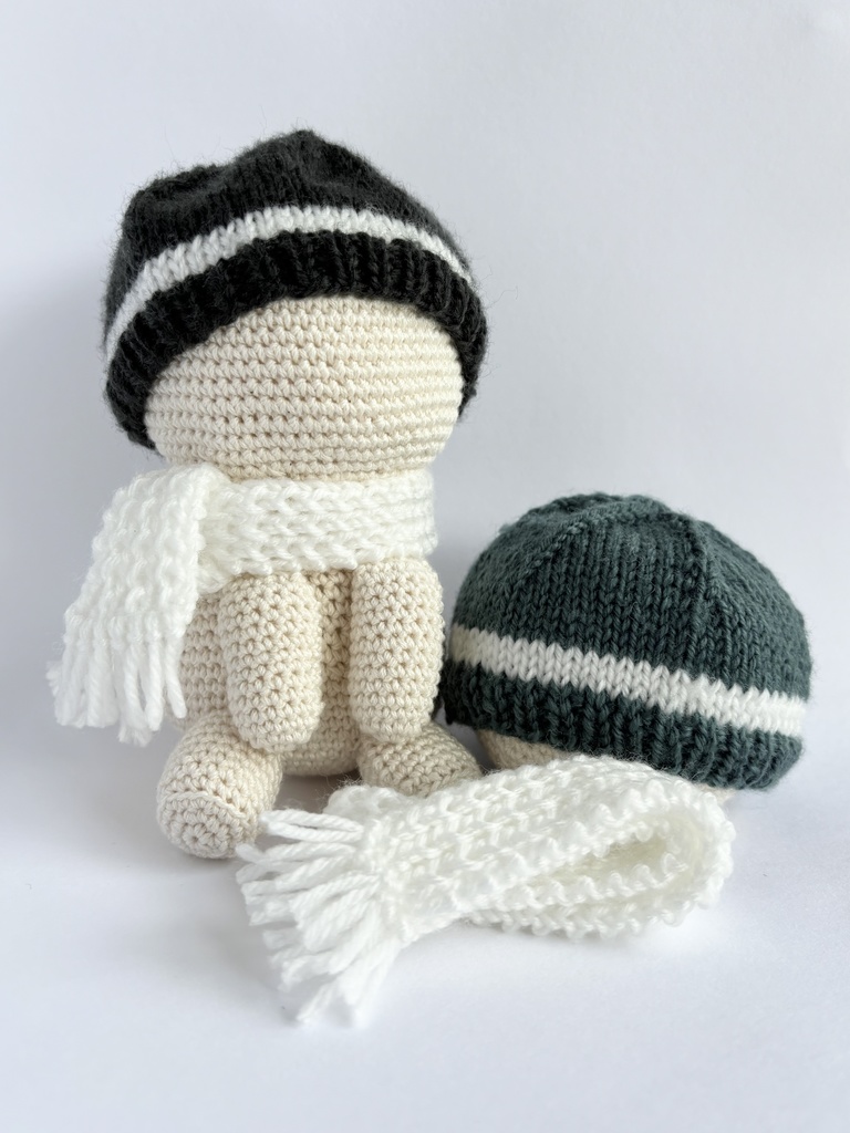 ぬい服 ニット帽 マフラー セット 10~15cm ぬいぐるみ 着せ替え服