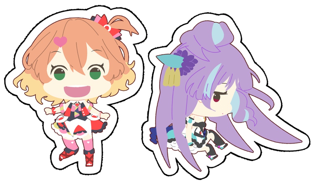 歌姫ダイカットミニステッカー3枚セット