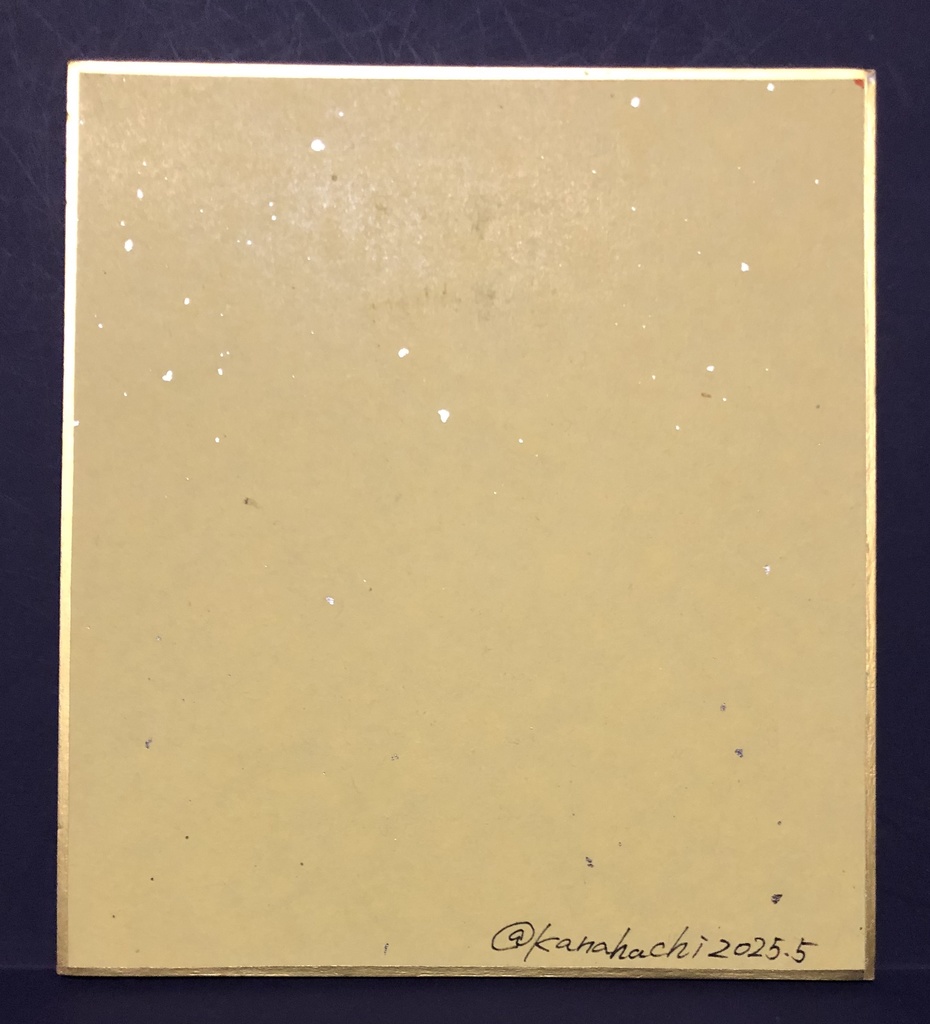 手描き 色紙 初音ミク