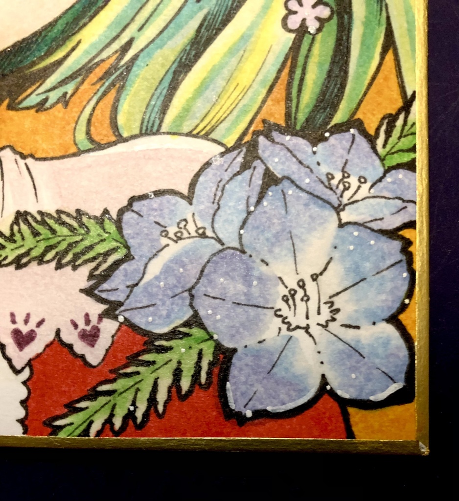 手描き 色紙 初音ミク