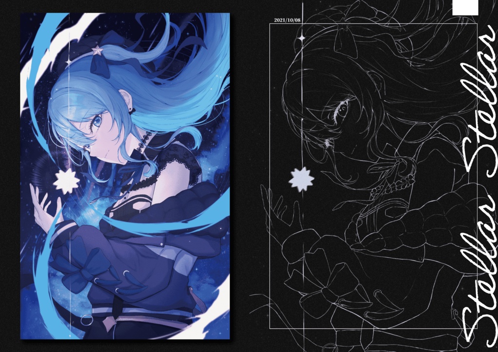 星街すいせい イラスト集『STELLA BRILLANTE』非公式 C105 ホロライブ hololive