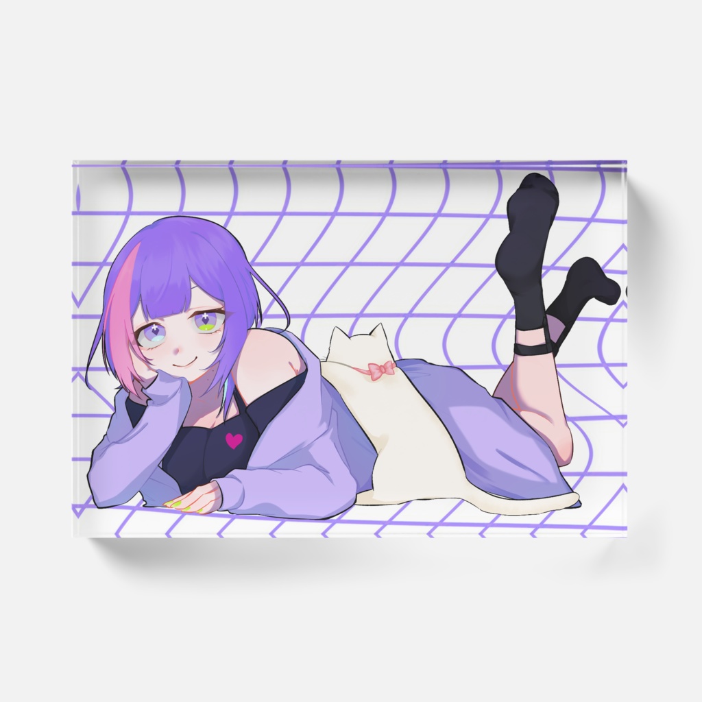 〖常設グッズ〗アクリルブロック〖歌水ねと〗