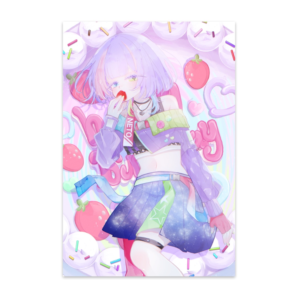 〖2025誕生日グッズ〗ポストカード(10枚セット)〖歌水ねと〗