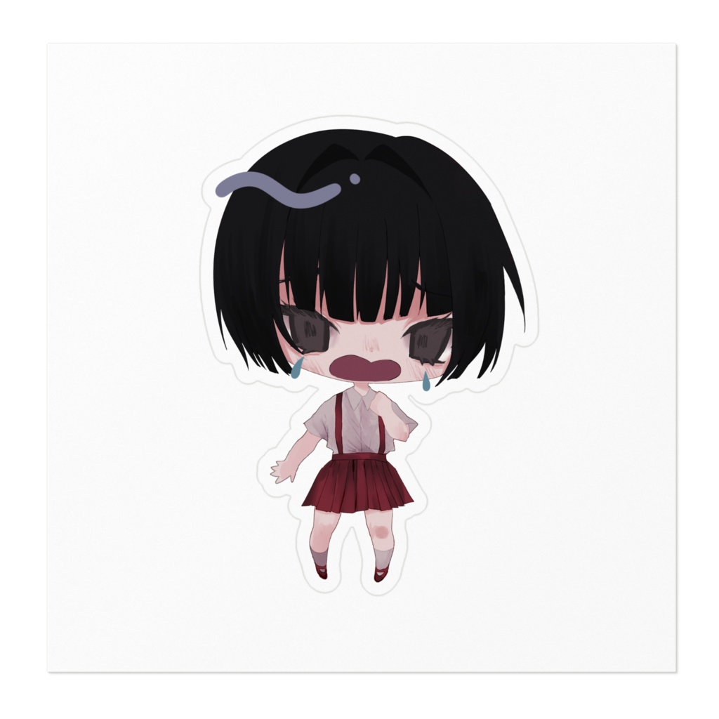 なきむし花子さんステッカー