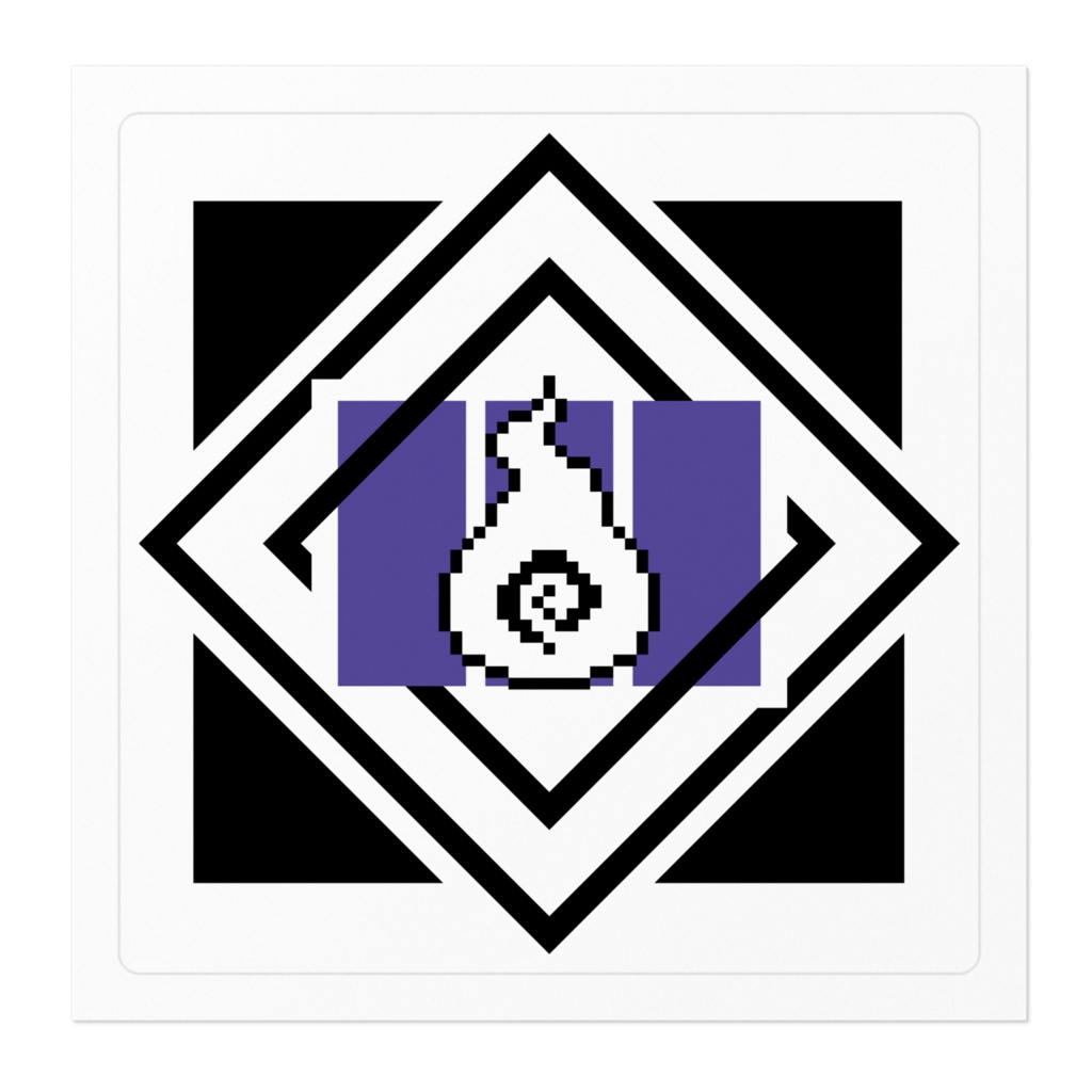 花子さんロゴステッカー