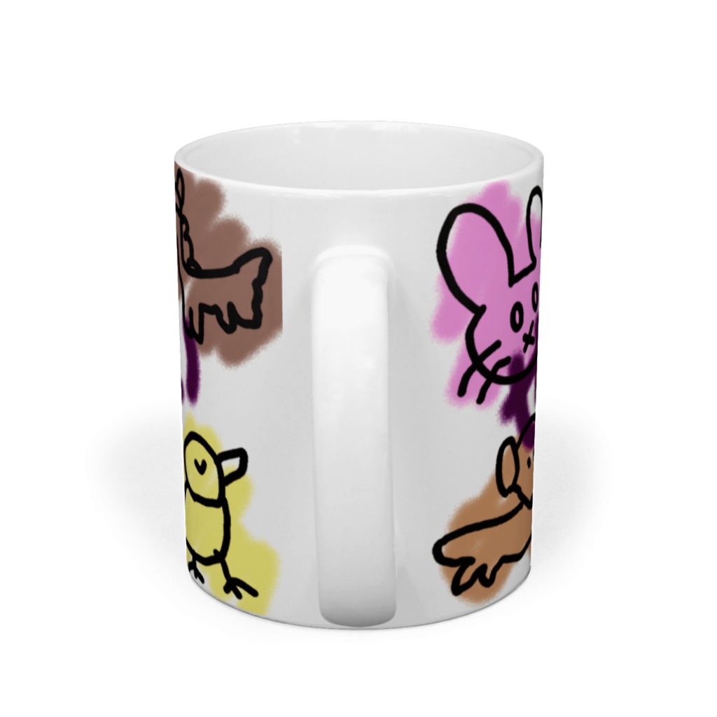 せーかのせかいマグカップ「落書き」