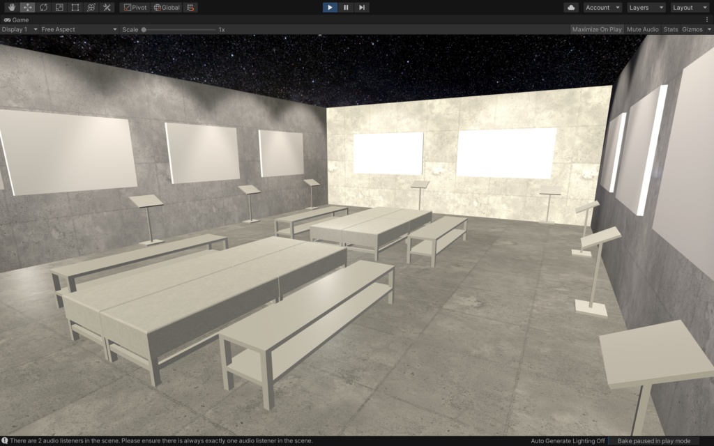 <VRChat , Cluster> シンプルなモダン家具 40点セット<イベント向け>