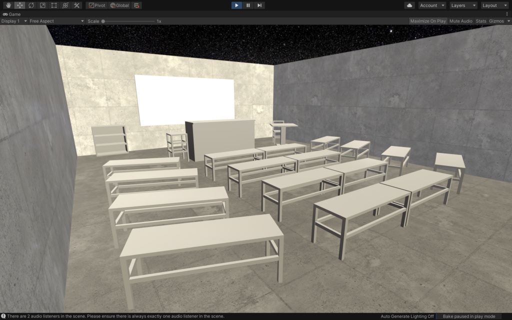 <VRChat , Cluster> シンプルなモダン家具 40点セット<イベント向け>