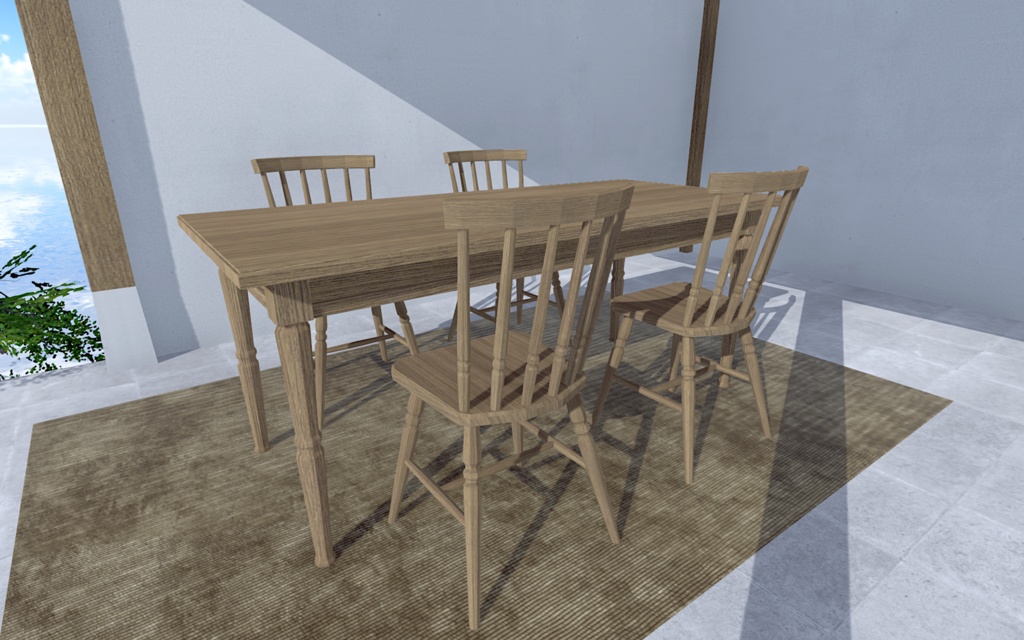 chair&table set