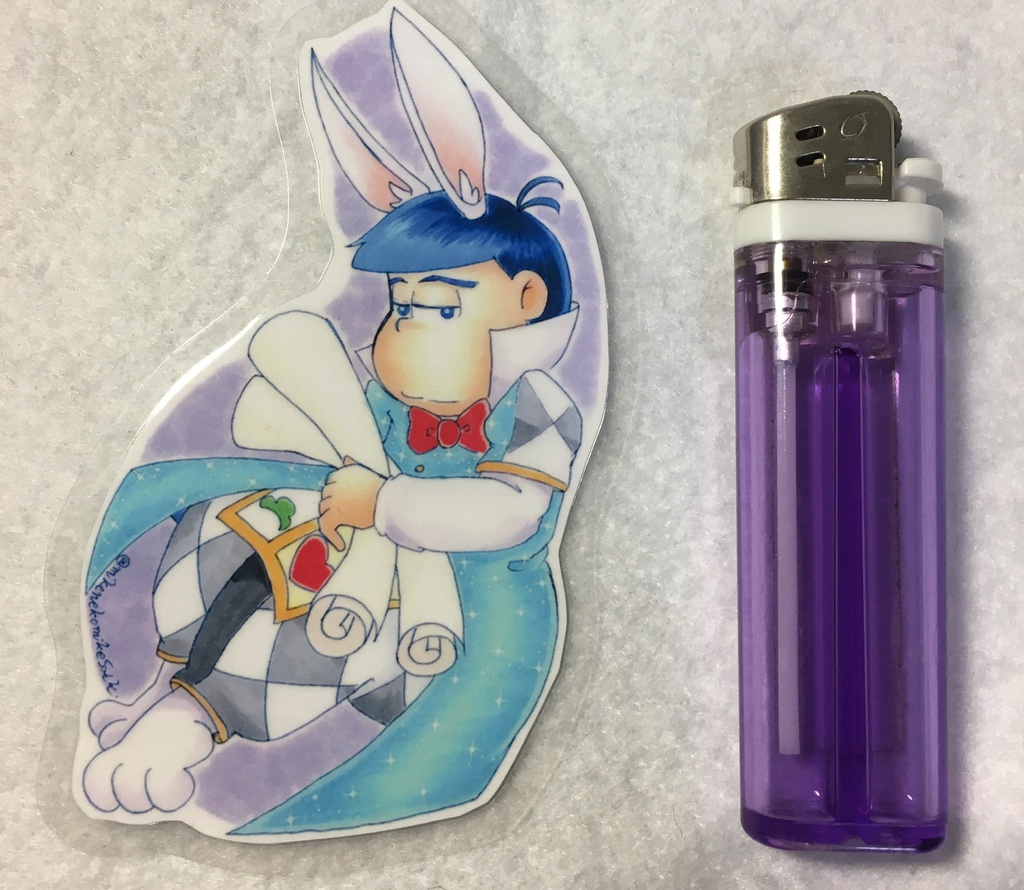 【おそ松さん】ダイカット形カラ松ラミカセット【怪盗ブルーの手が大惨事】