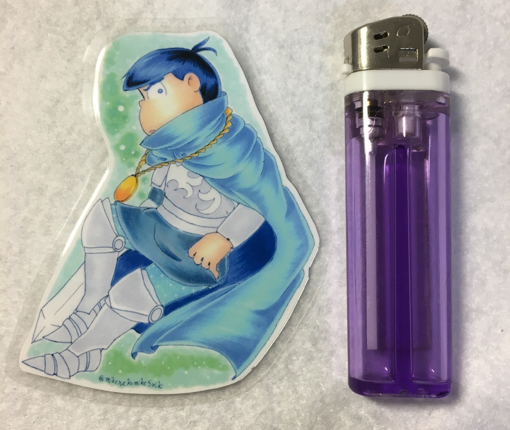 【おそ松さん】ダイカット形カラ松ラミカセット【怪盗ブルーの手が大惨事】