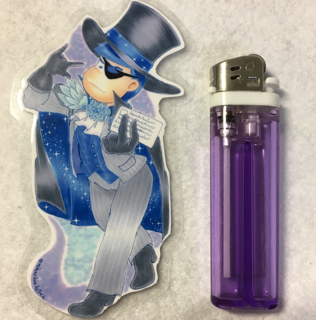 【おそ松さん】ダイカット形カラ松ラミカセット【怪盗ブルーの手が大惨事】