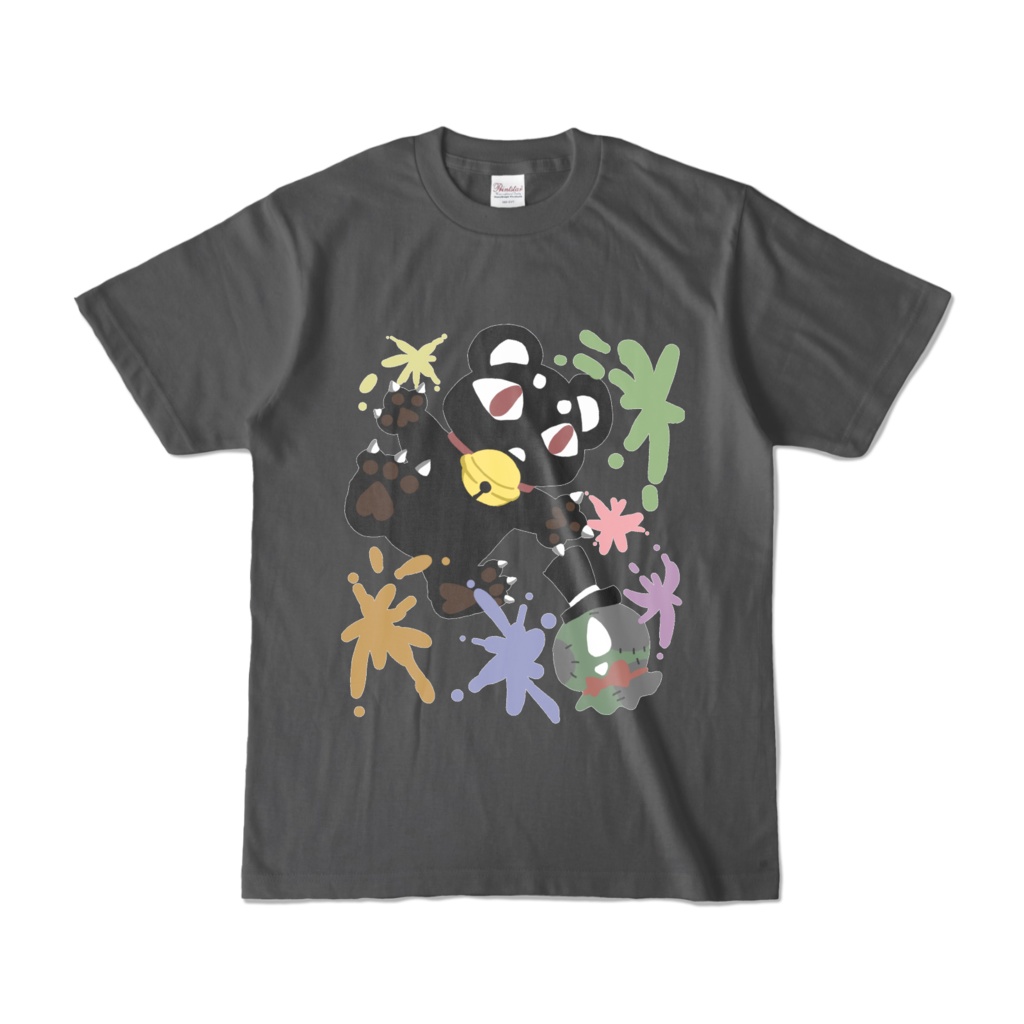 B.カラーTシャツ(チャコール)