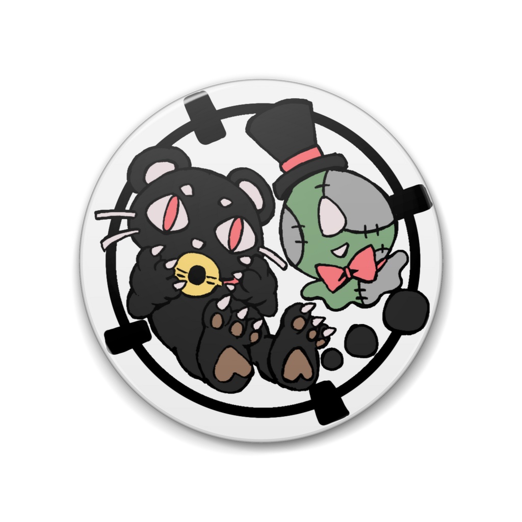 ベンジャミン&マック 缶バッジ