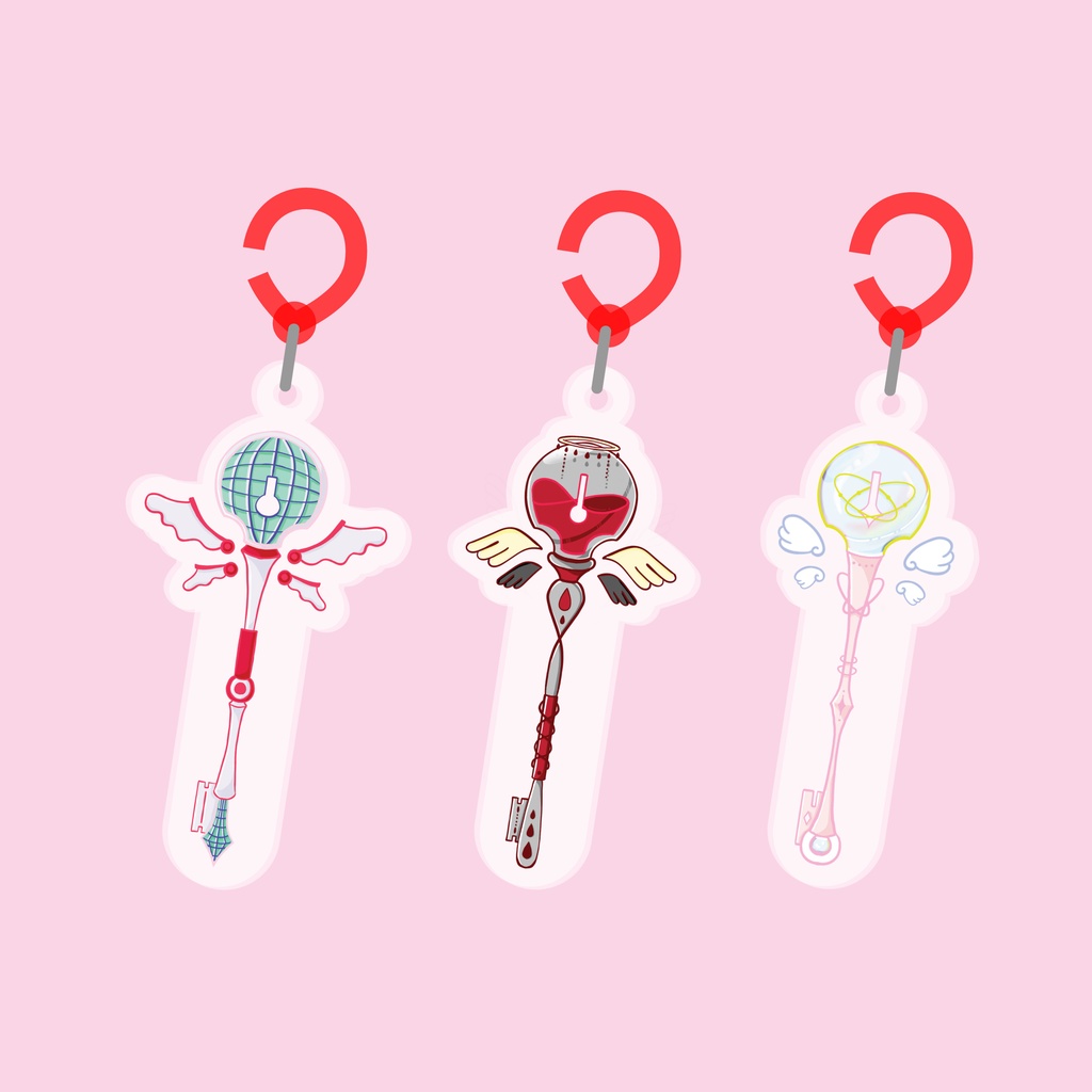 鍵モチーフ魔法の杖 セット