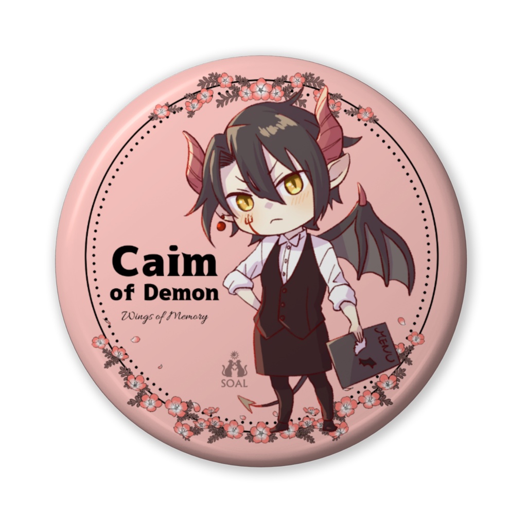 悪魔カイム 缶バッジ