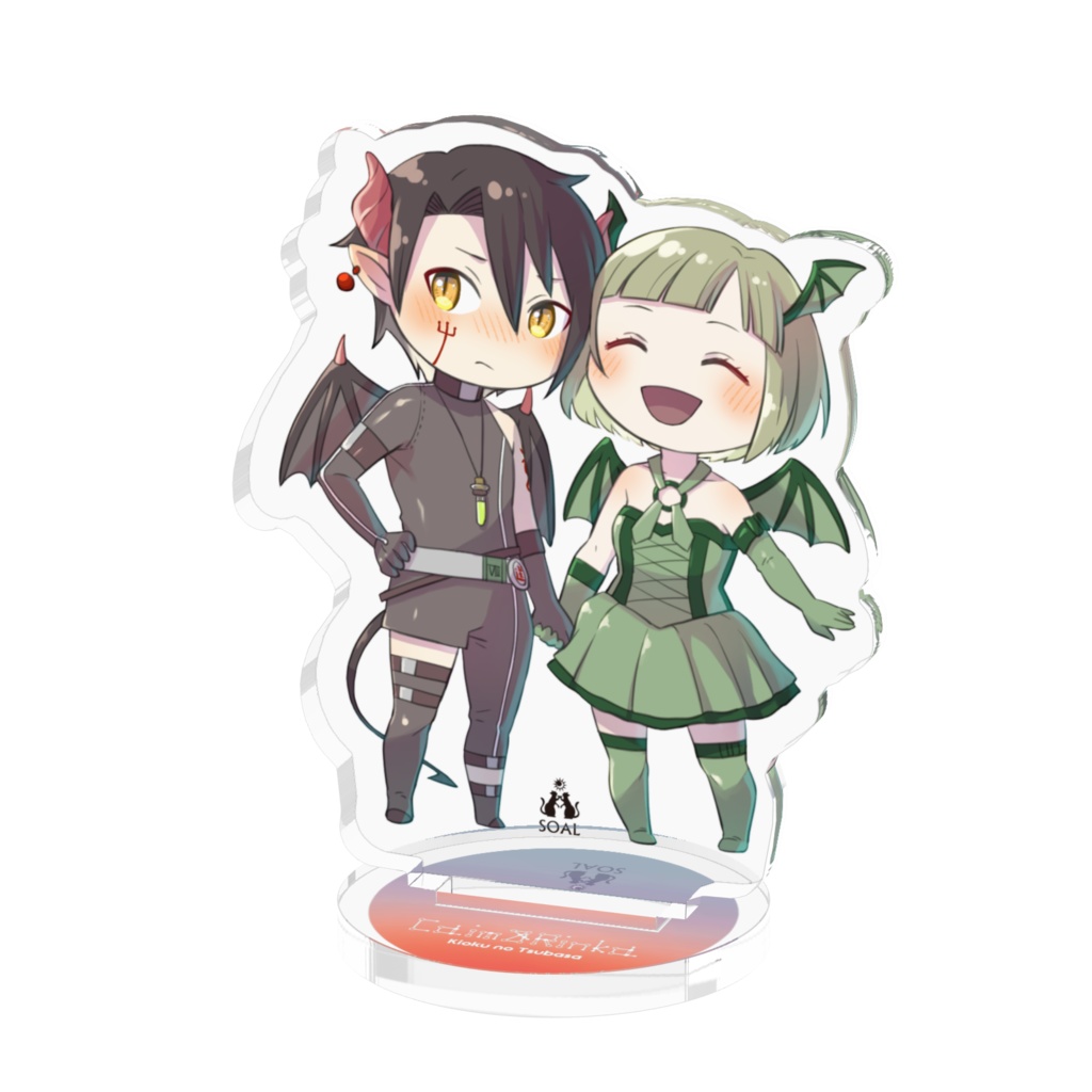 カイム＆悪魔リンカ　アクリルフィギュア