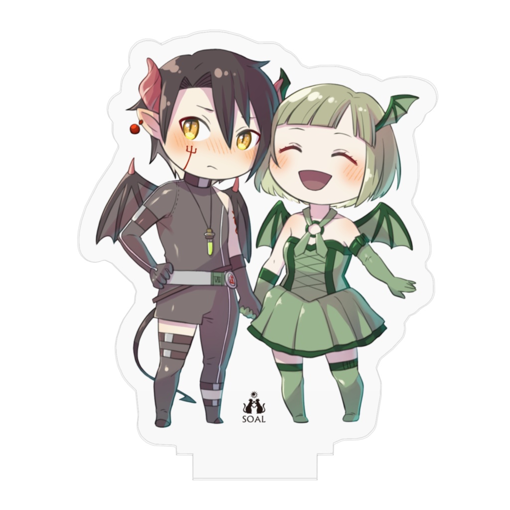 カイム&悪魔リンカ アクリルフィギュア