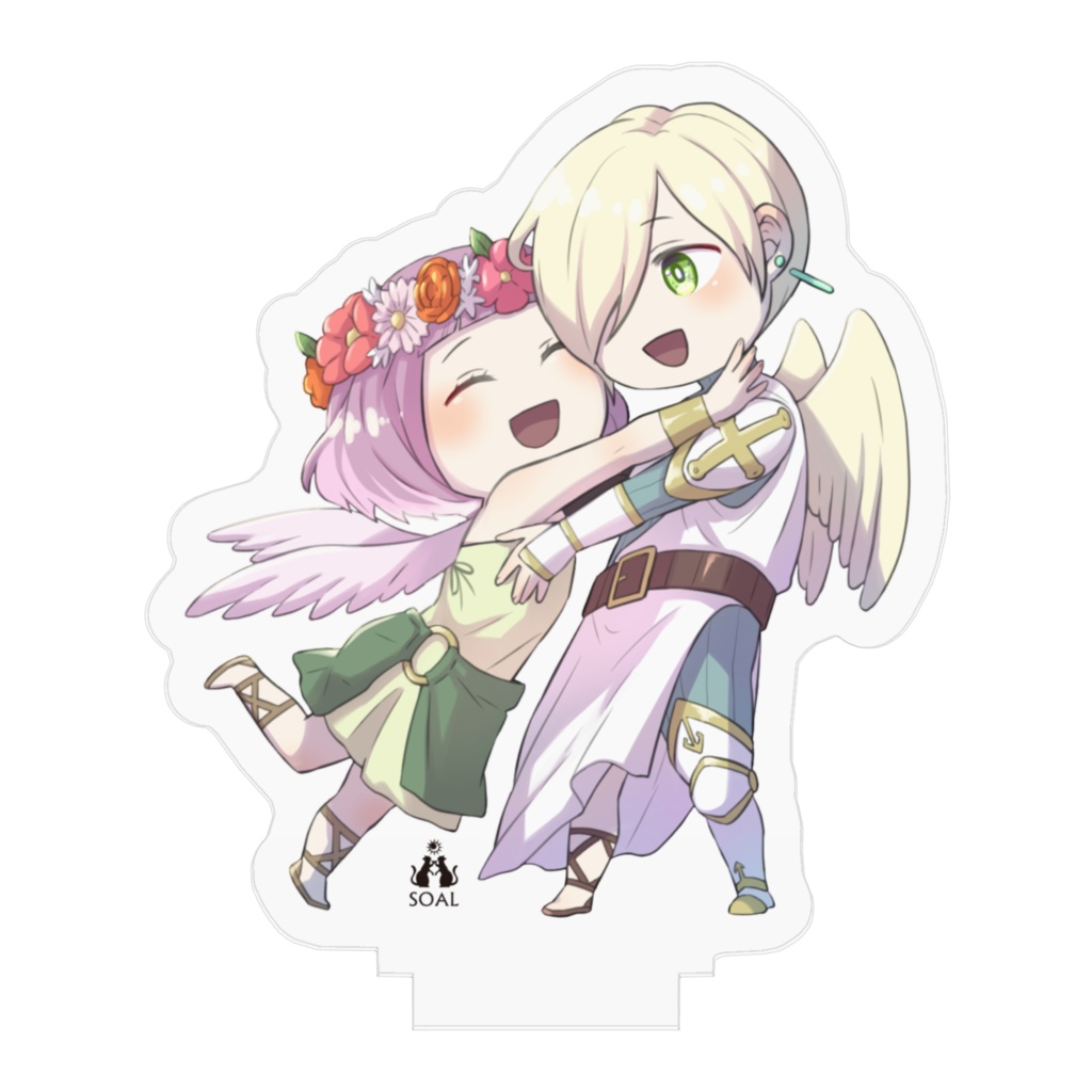 天使リンカ&ハギト アクリルフィギュア