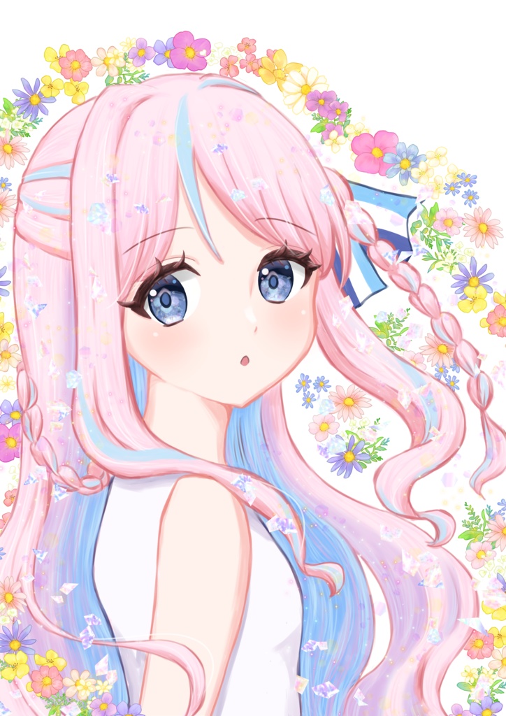手毬花南描き下ろしポストカード