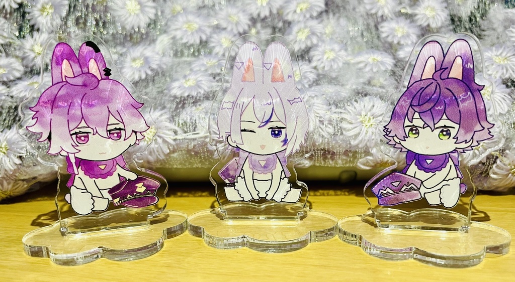 べびうさぎおすわりアクリルスタンド 清麿&水心子