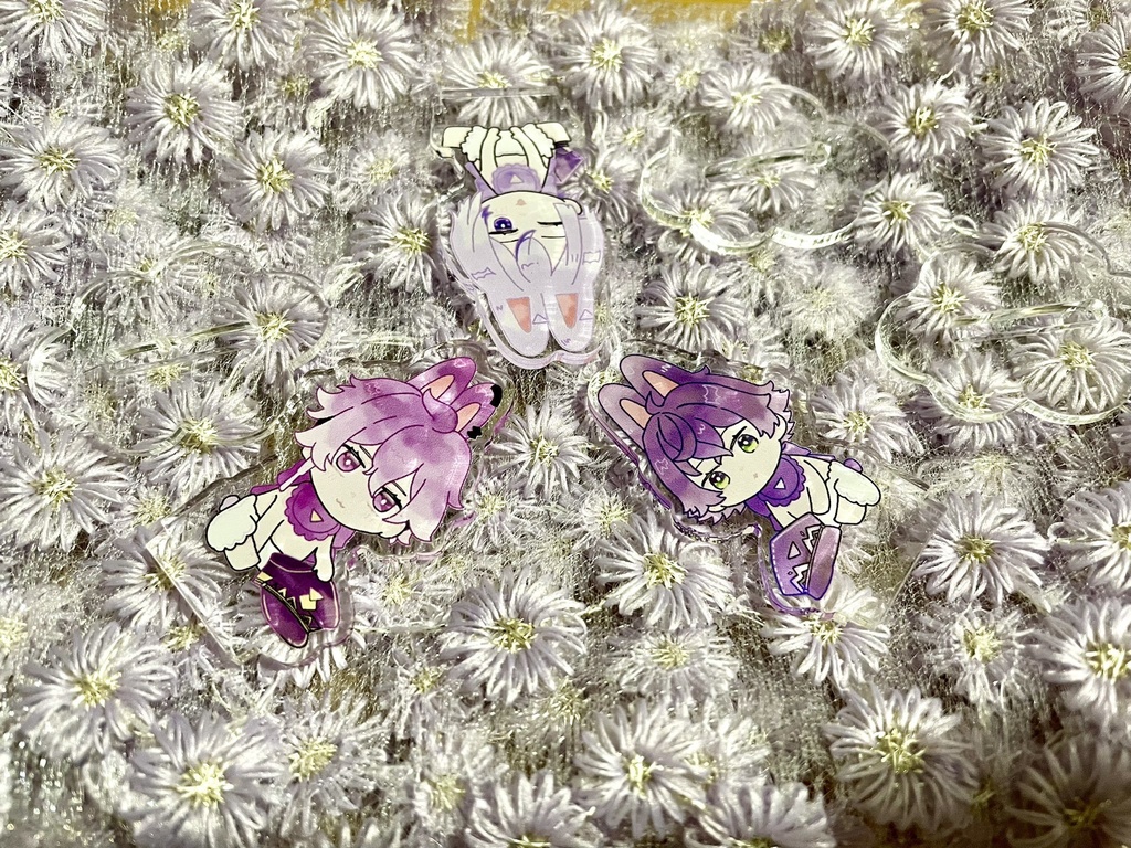 べびうさぎおすわりアクリルスタンド 清麿&水心子