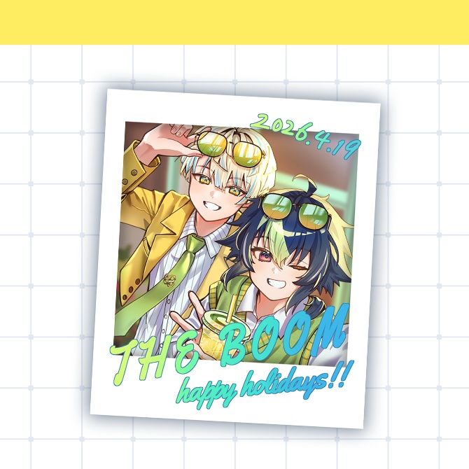 【にじそ11】 箔押しフォト風カード