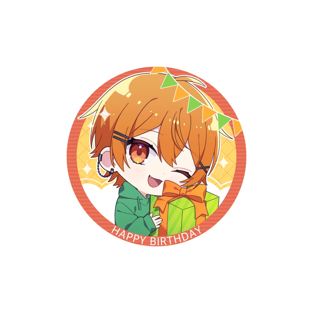【誕生日】とてーも可愛い缶バッジ！【数量限定】
