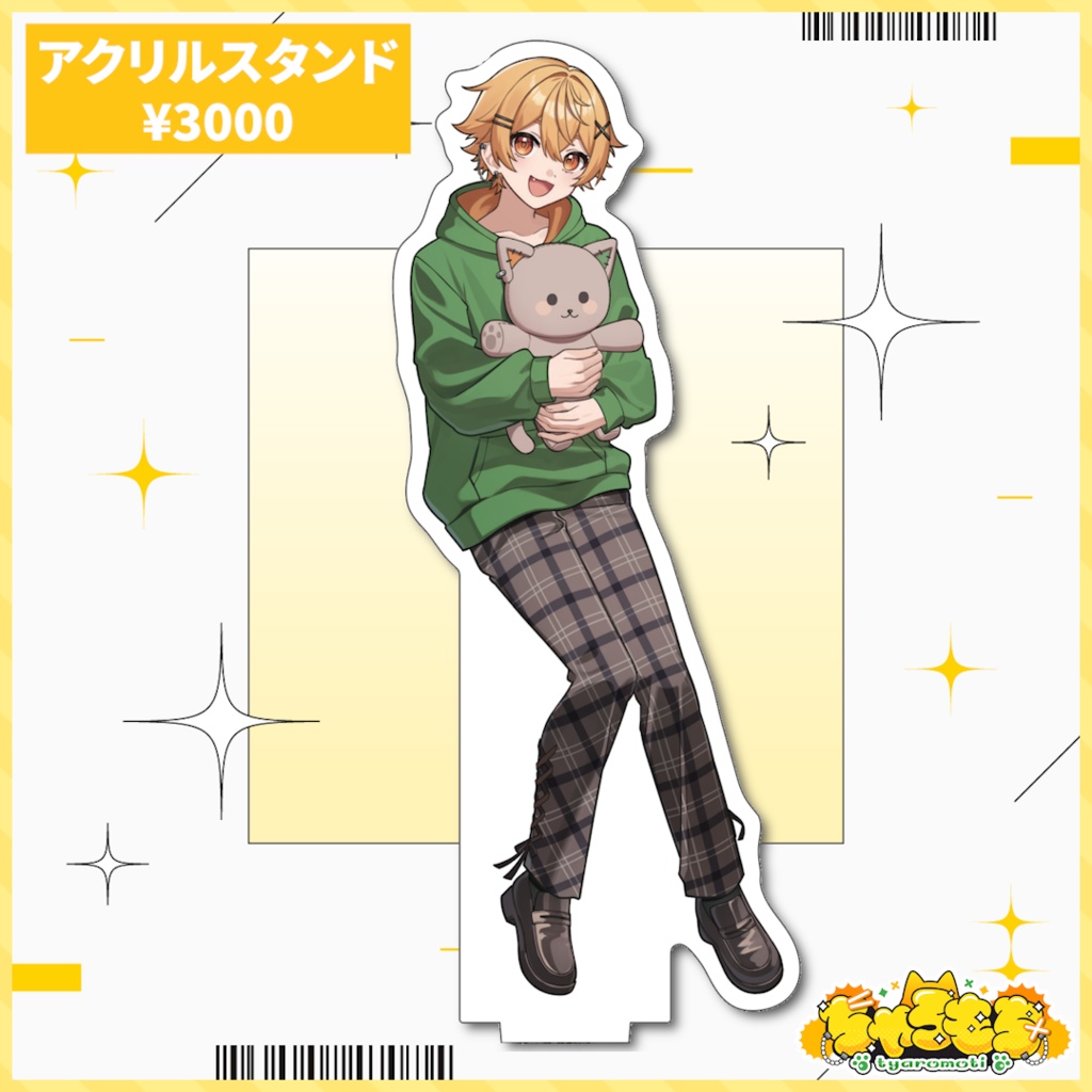 【5周年記念】ちゃろもちのアクリルスタンド🐈