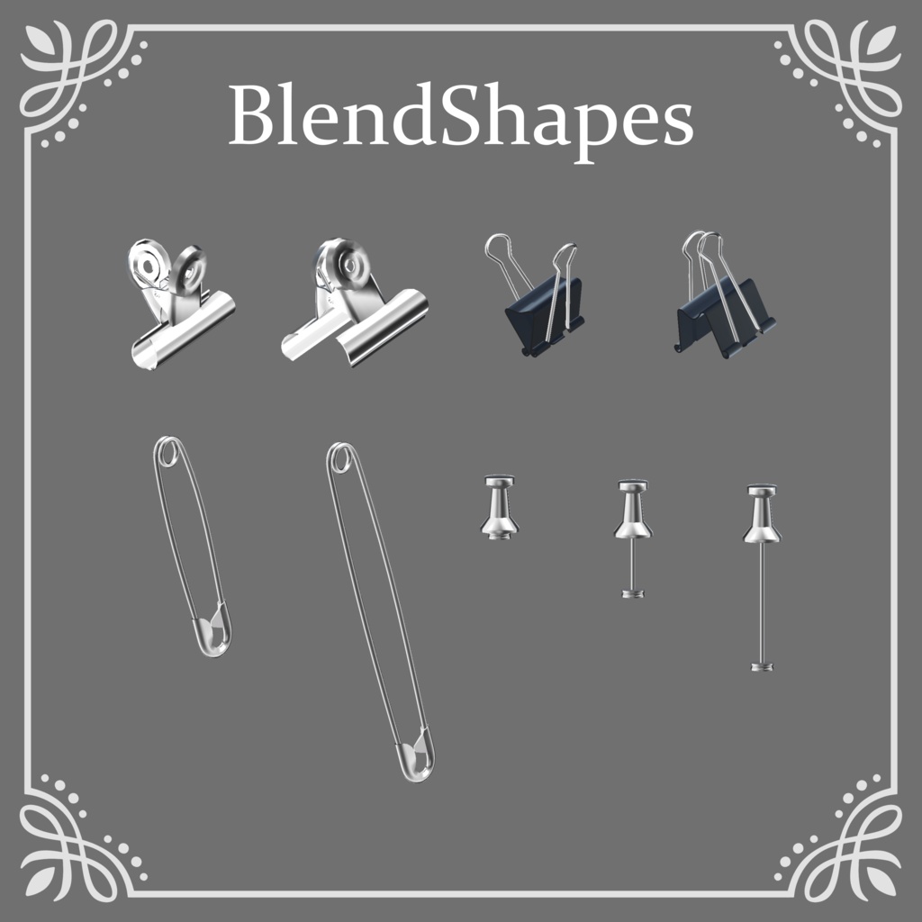 文具ピアス(両耳対応)