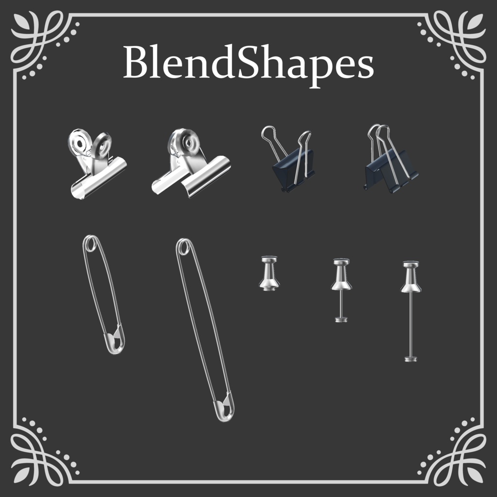 文具ピアス(両耳対応)