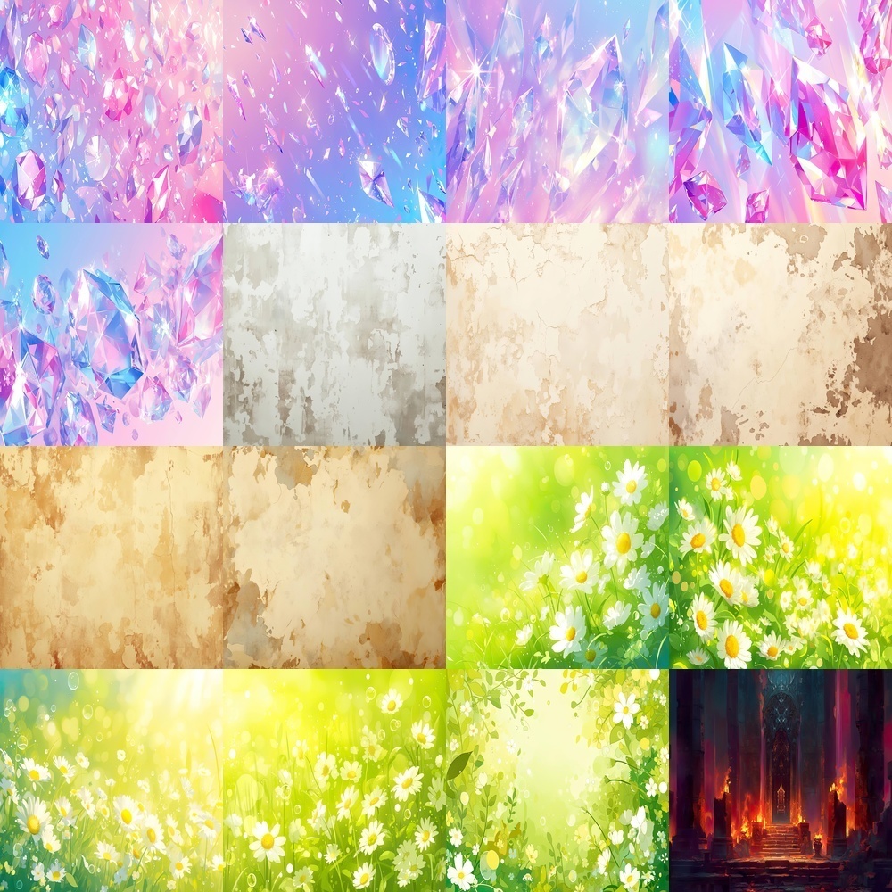 高解像度背景&宝石イメージパック