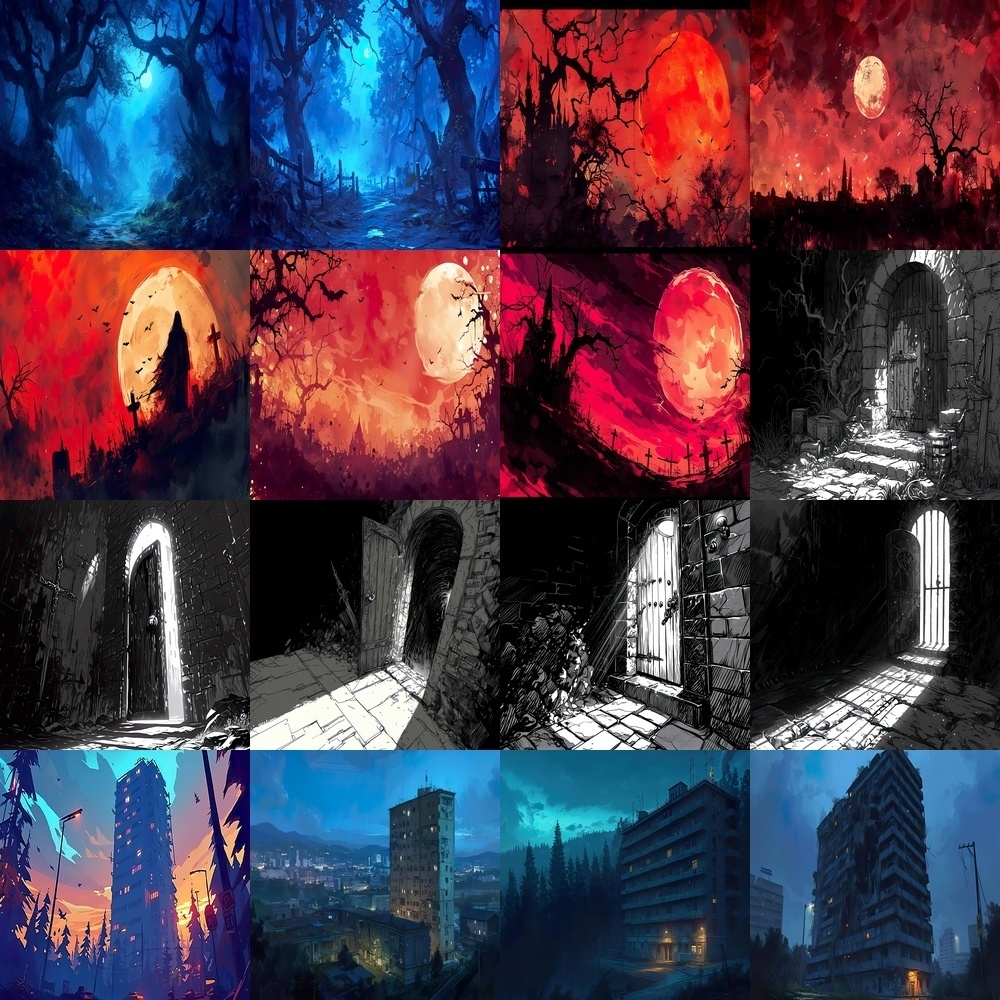 ホラーゲーム背景パック