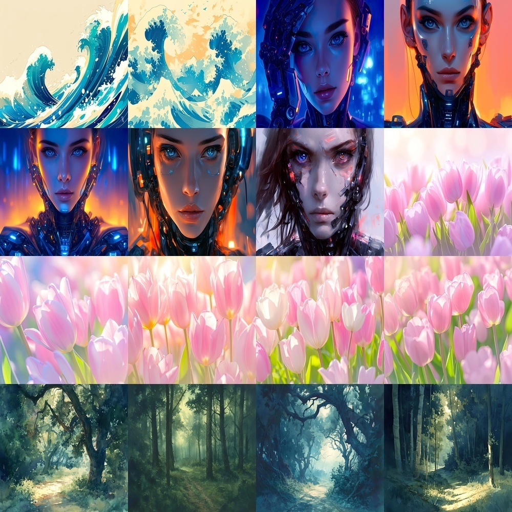 多彩な風景とシーン背景パック