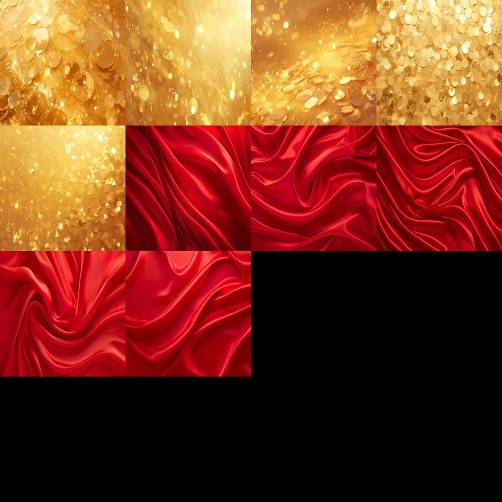 豪華カフェとキラキラ背景パック