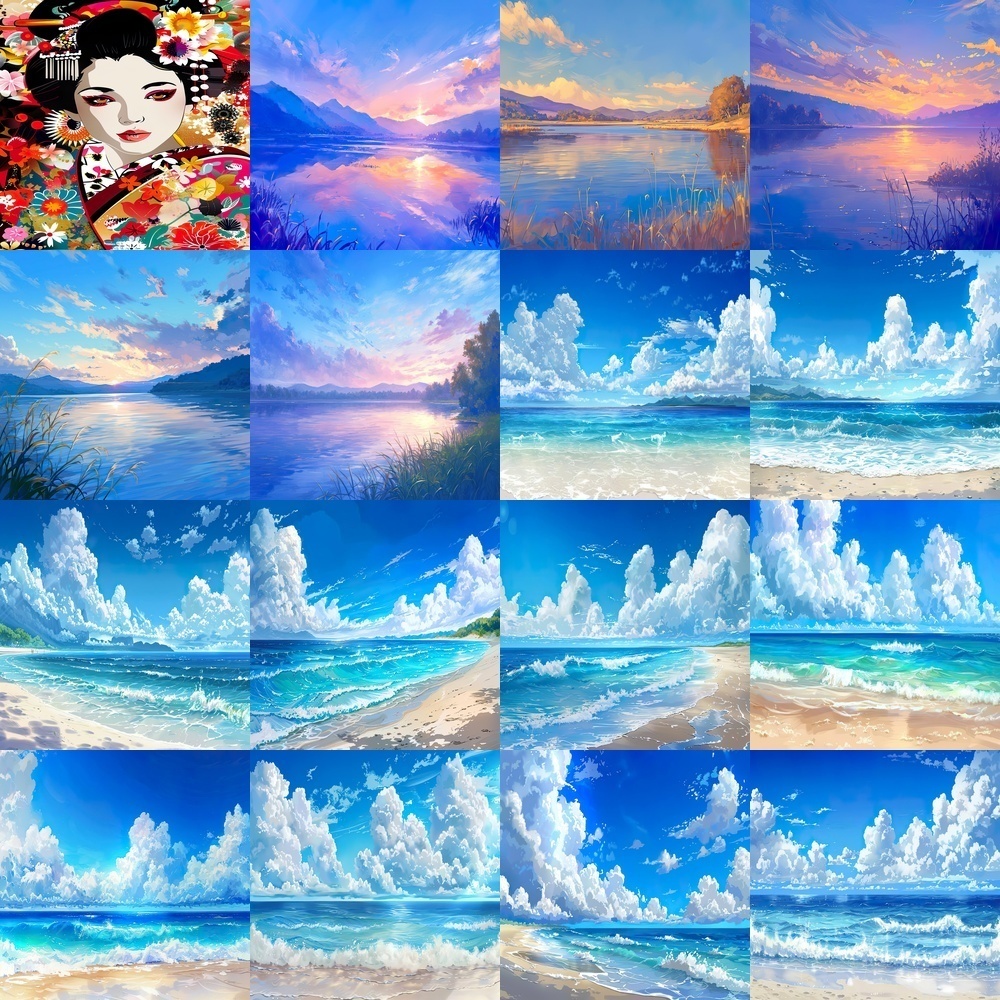 美しいシーンと自然背景パック