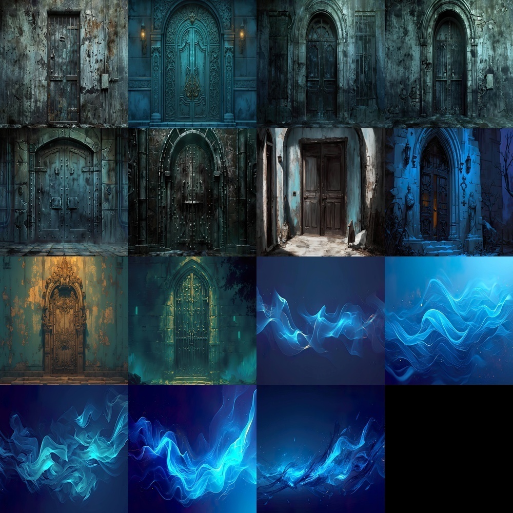 多彩なシーンと季節背景パック