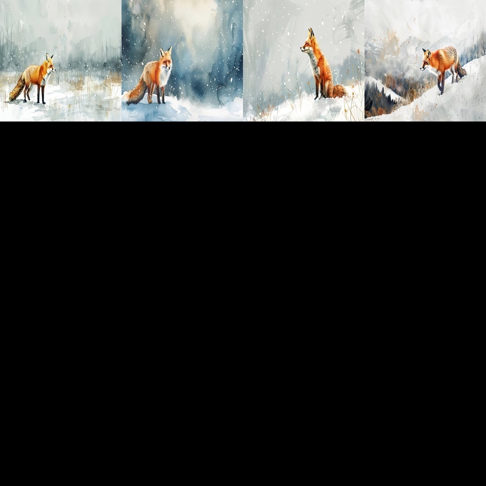 水彩画風背景パック