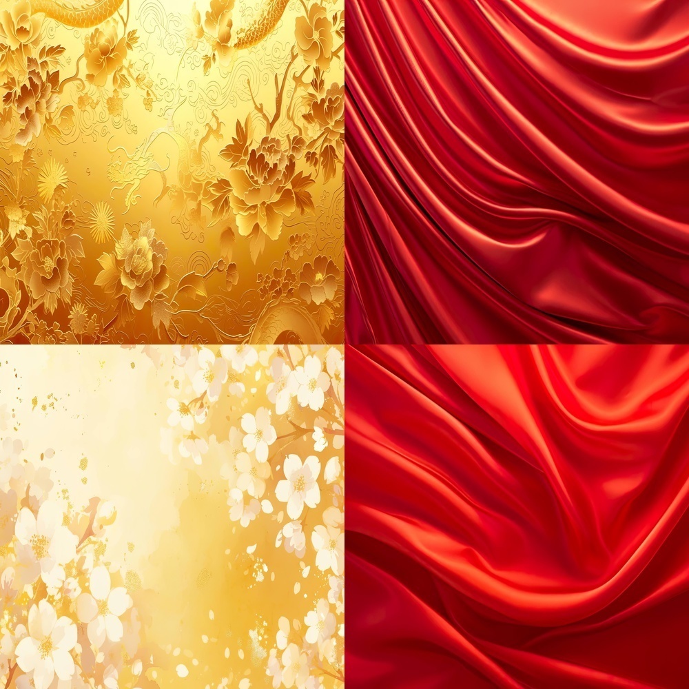 輝くキラキラ背景と豪華素材パック