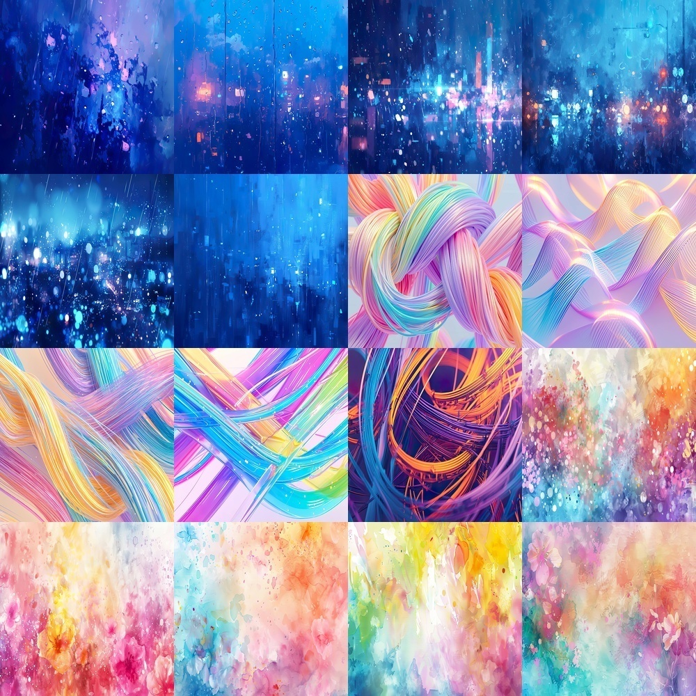 抽象的背景とテクノロジーアートパック