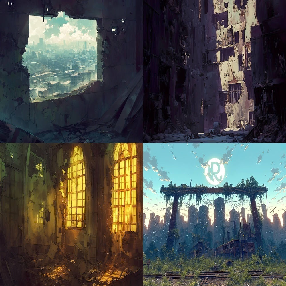 廃墟背景パック