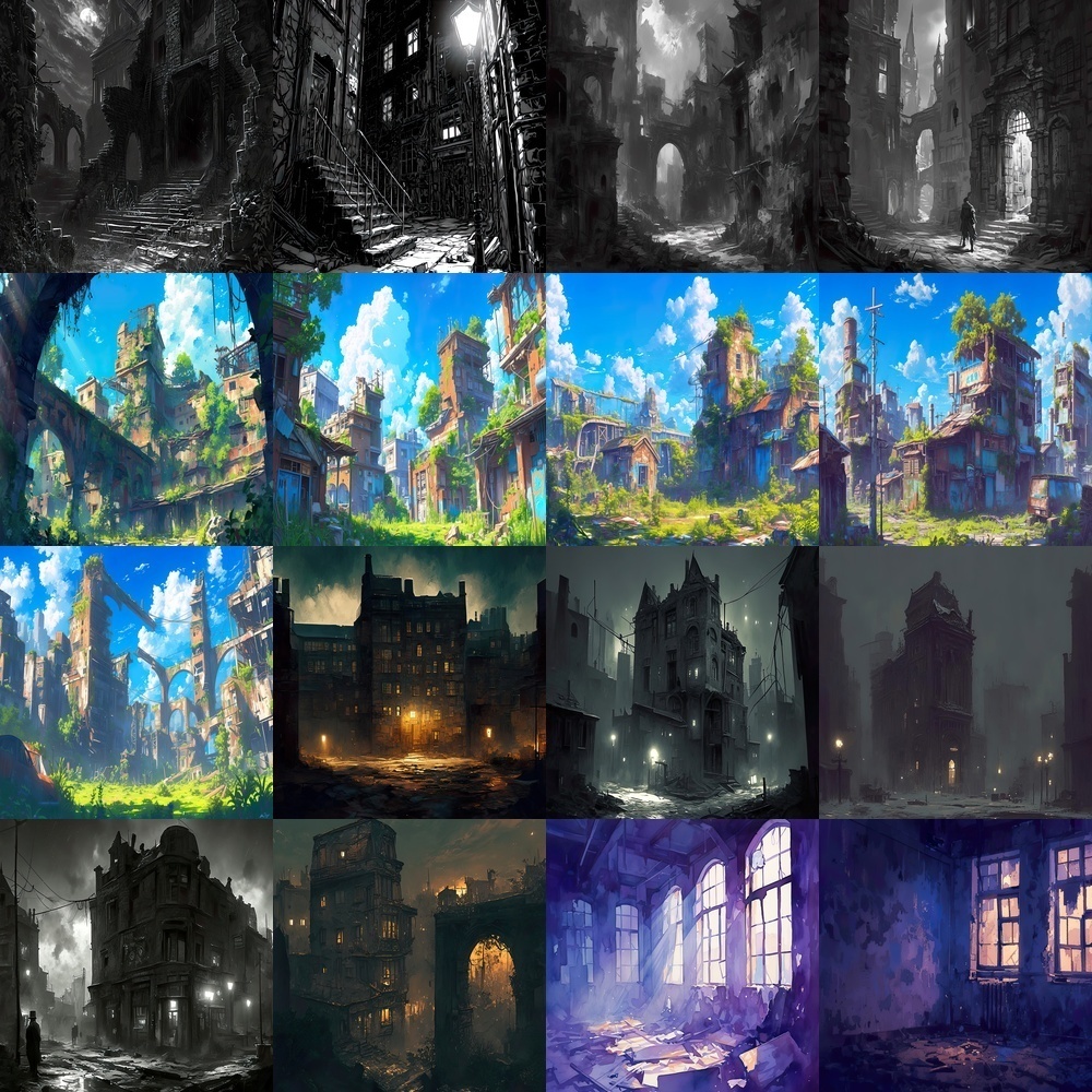 廃墟背景パック