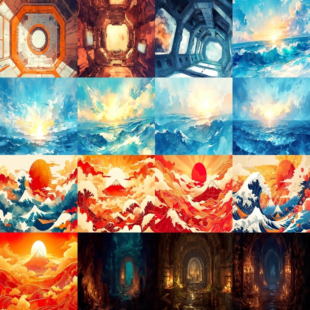 多彩な背景素材パック