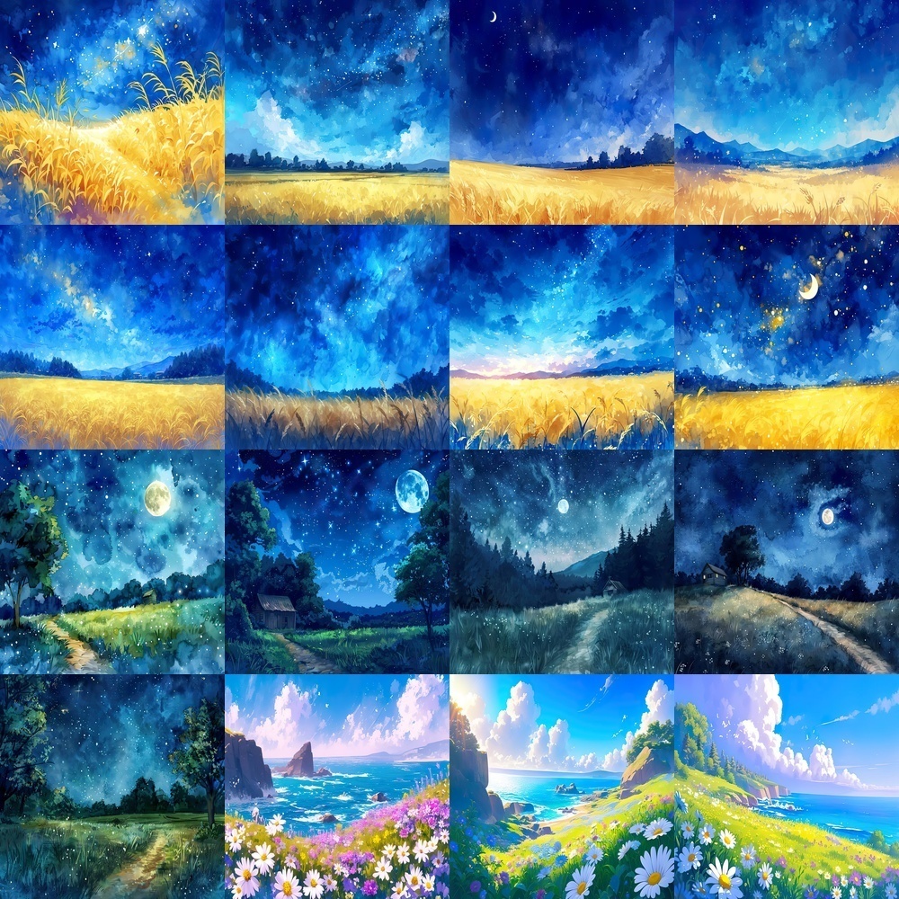 草原風景背景パック